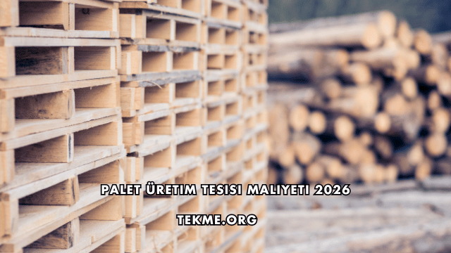 Palet Üretim Tesisi Maliyeti 2026