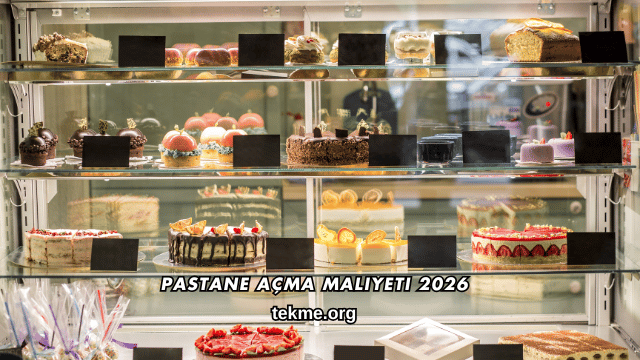 Pastane Açma Maliyeti 2026