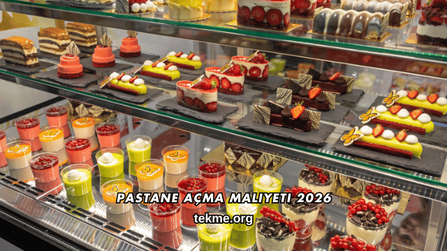 Pastane Açma Maliyeti 2026