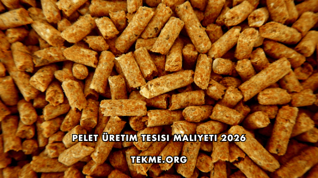 Pelet Üretim Tesisi Maliyeti 2026