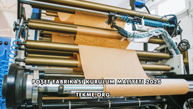 Poşet Fabrikası Kurulum Maliyeti 2026