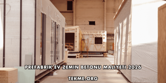 Prefabrik Ev Zemin Betonu Maliyeti 2026