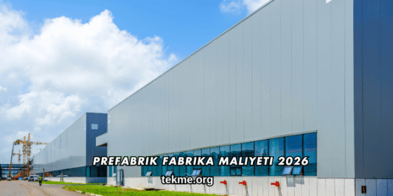 Prefabrik Fabrika Maliyeti 2026
