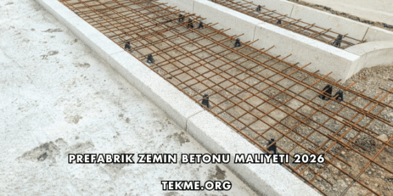 Prefabrik Zemin Betonu Maliyeti 2026