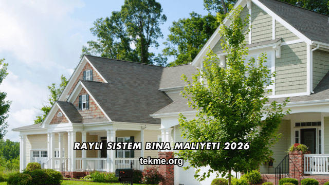 Raylı Sistem Bina Maliyeti 2026