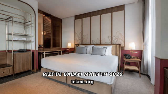 Rize'de Balayı Maliyeti 2026
