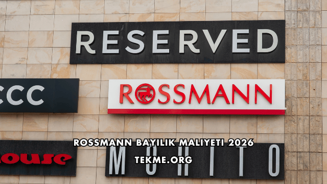 Rossmann Bayilik Maliyeti 2026