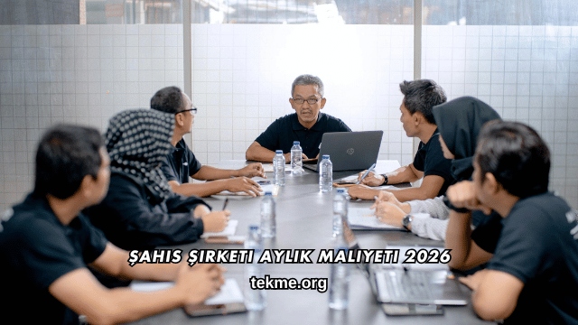 Şahıs Şirketi Aylık Maliyeti 2026