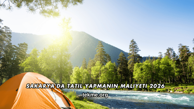 Sakarya'da Tatil Yapmanın Maliyeti 2026