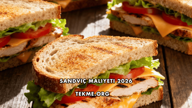 Sandviç Maliyeti 2026
