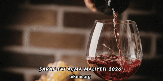 Şarap Evi Açma Maliyeti 2026