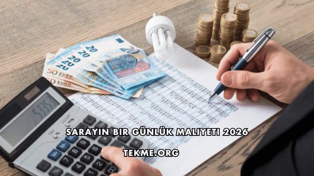 Sarayın Bir Günlük Maliyeti 2026