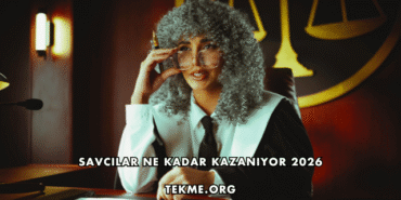 Savcılar Ne Kadar Kazanıyor 2026