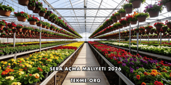 Sera Açma Maliyeti 2026