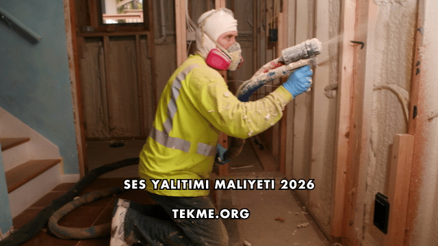 Ses Yalıtımı Maliyeti 2026