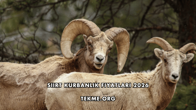 Siirt Kurbanlık Fiyatları 2026