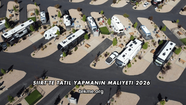 Siirt'te Tatil Yapmanın Maliyeti 2026