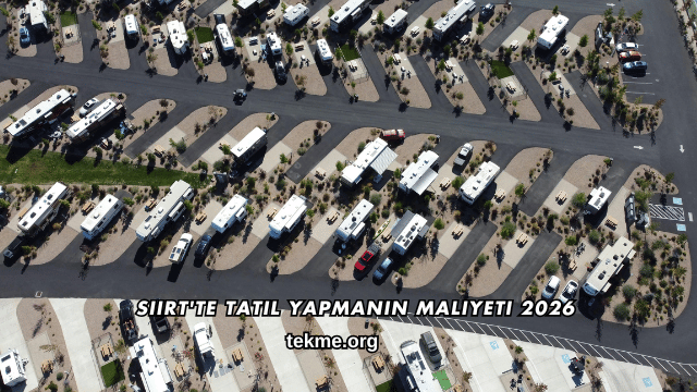 Siirt'te Tatil Yapmanın Maliyeti 2026
