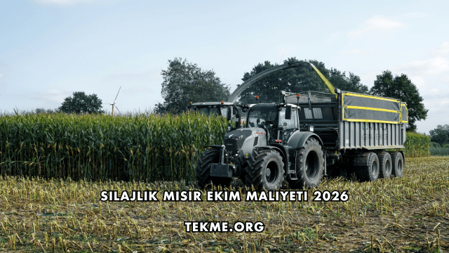Silajlık Mısır Ekim Maliyeti 2026