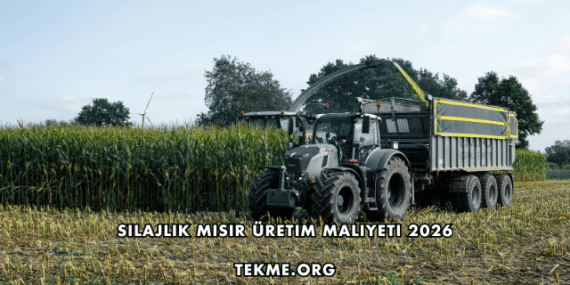 Silajlık Mısır Üretim Maliyeti 2026