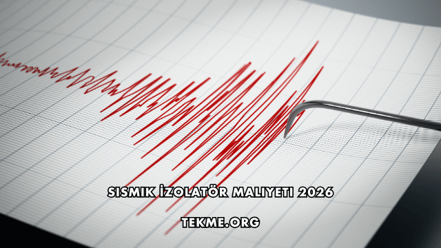 Sismik İzolatör Maliyeti 2026
