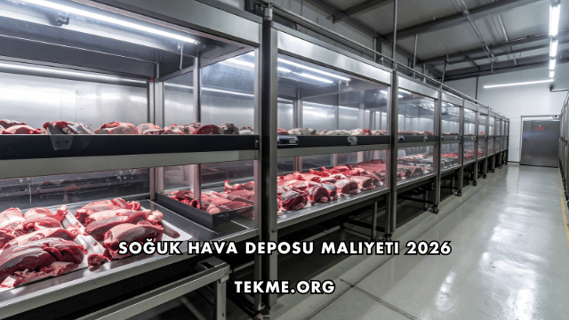 Soğuk Hava Deposu Maliyeti 2026