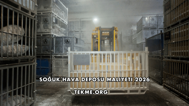 Soğuk Hava Deposu Maliyeti 2026