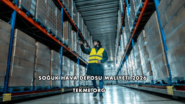 Soğuk Hava Deposu Maliyeti 2026