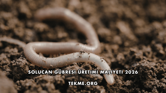 Solucan Gübresi Üretimi Maliyeti 2026