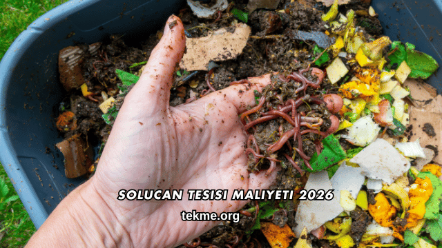 Solucan Tesisi Maliyeti 2026