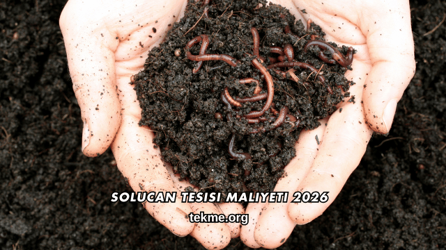 Solucan Tesisi Maliyeti 2026