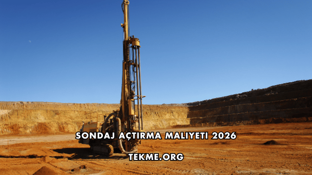 Sondaj Açtırma Maliyeti 2026