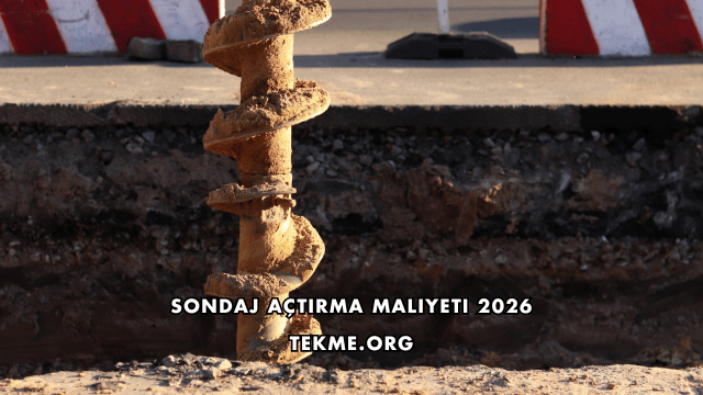 Sondaj Açtırma Maliyeti 2026