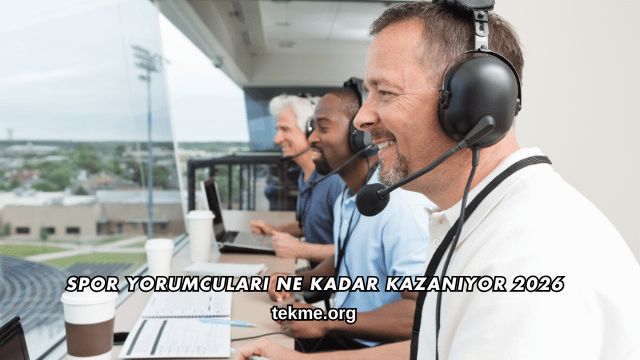 Spor Yorumcuları Ne Kadar Kazanıyor 2026