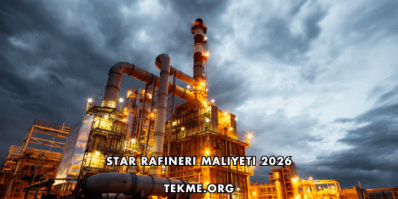 Star Rafineri Maliyeti 2026