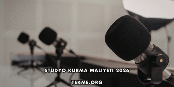 Stüdyo Kurma Maliyeti 2026