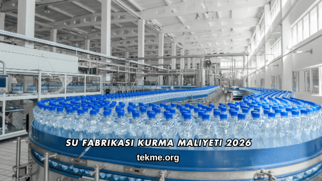 Su Fabrikası Kurma Maliyeti 2026