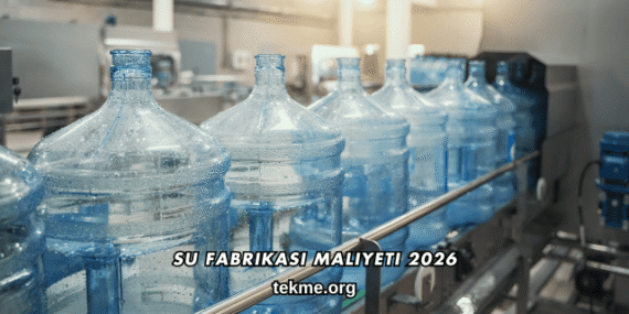 Su Fabrikası Maliyeti 2026