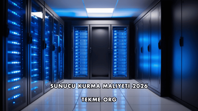 Sunucu Kurma Maliyeti 2026