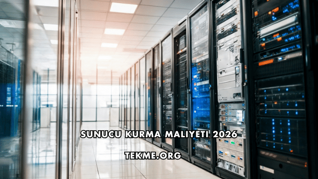 Sunucu Kurma Maliyeti 2026