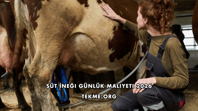 Süt İneği Günlük Maliyeti 2026