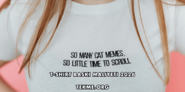 T-shirt Baskı Maliyeti 2026