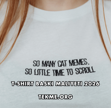 T-shirt Baskı Maliyeti 2026