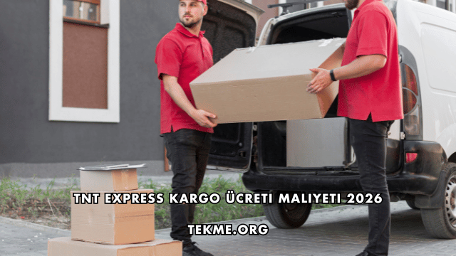 TNT Express Kargo Ücreti Maliyeti 2026
