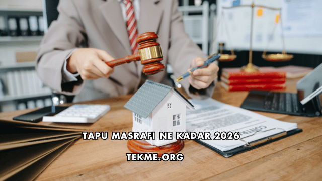 Tapu Masrafı Ne Kadar 2026