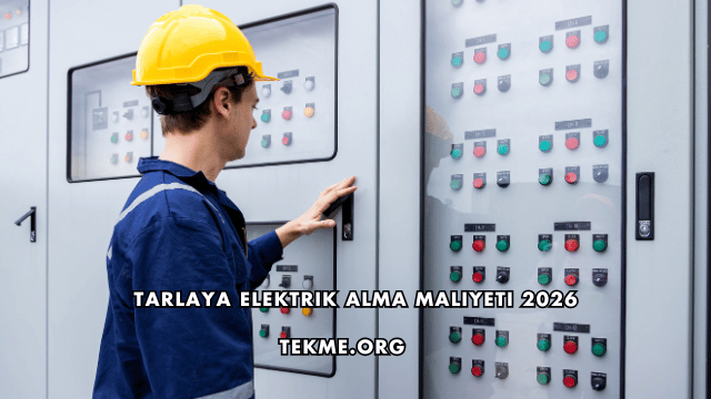 Tarlaya Elektrik Alma Maliyeti 2026