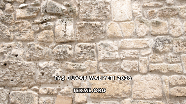 Taş Duvar Maliyeti 2026