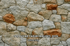 Taş Duvar Yapımı Maliyeti 2026