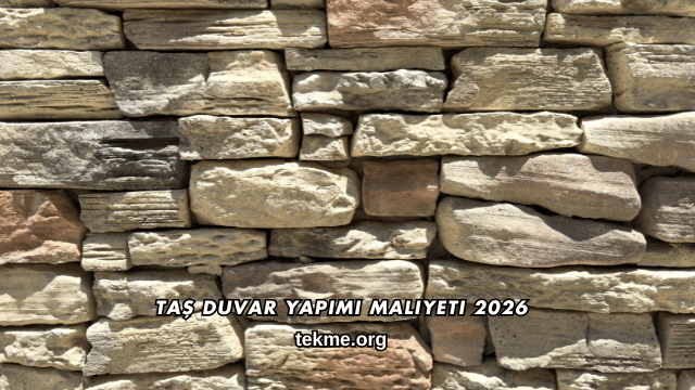 Taş Duvar Yapımı Maliyeti 2026