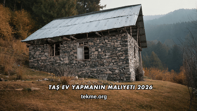 Taş Ev Yapmanın Maliyeti 2026